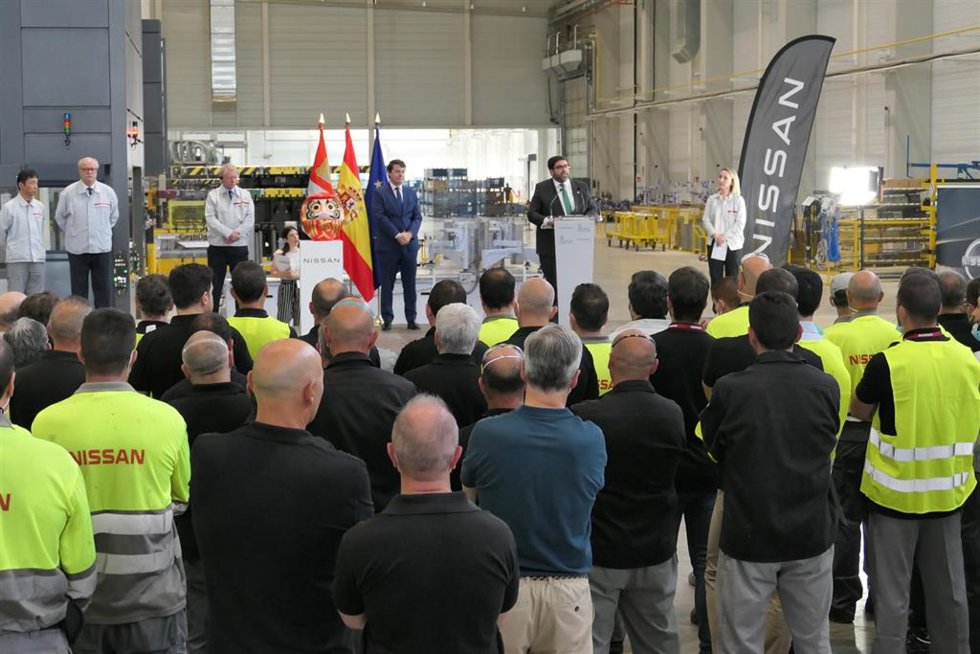 Inauguración de la nueva planta de Niissan en Ávila.