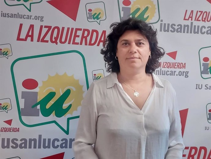 Carmen Álvarez, portavoz de IU Sanlúcar.