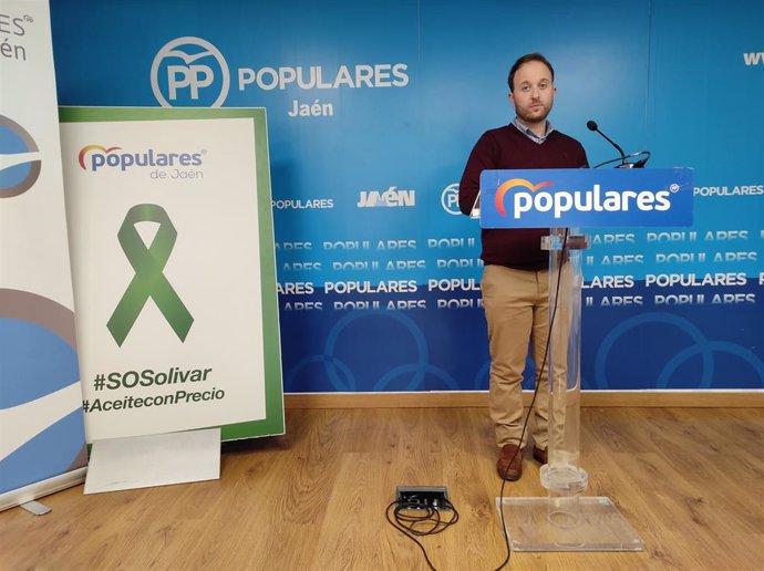 Archivo - El presidente provincial del PP de Jaén, Erik Domínguez/Archivo