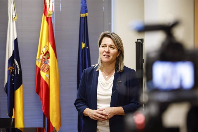 La consejera de Agricultura, Ganadería y Pesca del Gobierno de Canarias, Alicia Vanoostende