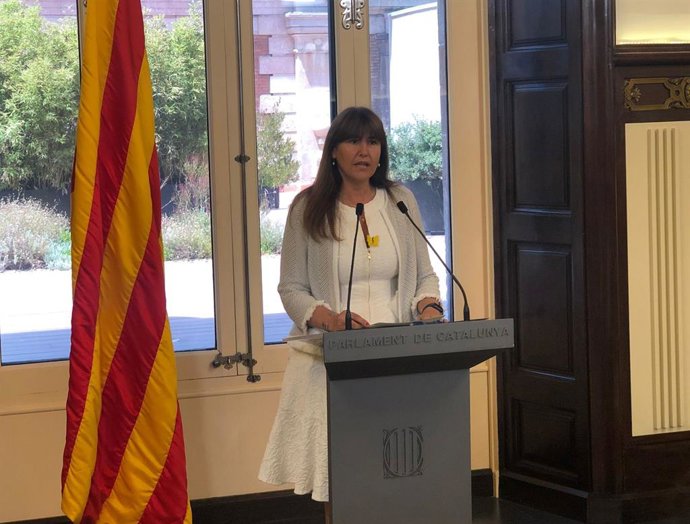 La presidenta del Parlament, Laura Borrs