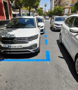 Calle Canalejas tras la reciente intervención.