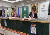 La UJA y la Real Sociedad Económica de Amigos del País de Jaén firman un convenio para impulsar actividades culturales