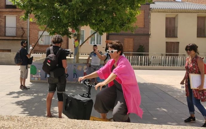 L'actriu i cmica Sílvia Abril a Alcarrs