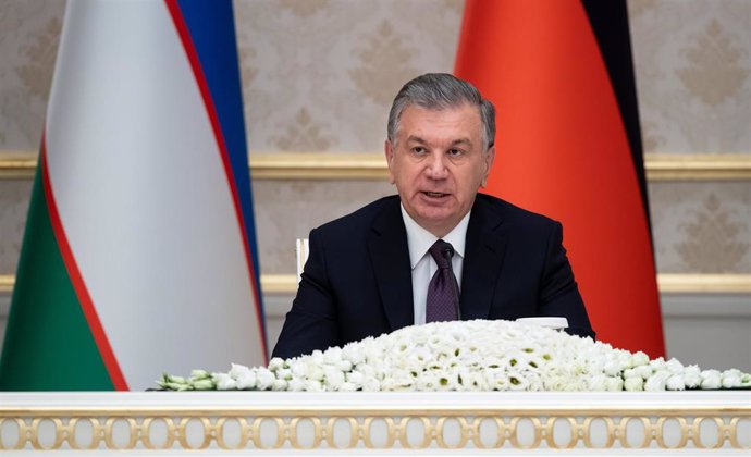 Archivo - El presidente de Uzbekistán, Shavkat Mirziyoyev