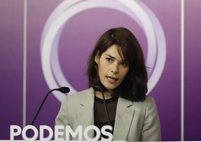 Archivo - La coportavoz de Podemos, Isa Serra.