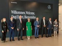 Comienza la visita del Lehendakari a la sede de Mercedes-Benz en Stuttgart