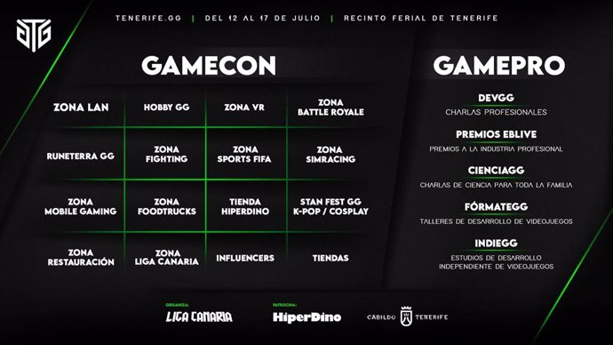 Tenerife GG reunirá a los 'gamers' en el mayor evento tecnológico de Canarias.