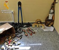 Detenidos dos integrantes de un grupo delictivo por robos en estancos, tiendas o supermercados en Extremadura