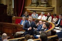 Aragonès confía en que se preservará el "servicio público" del Parlament en el caso Borràs