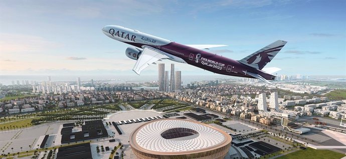 Qatar Airways amplía sus vuelos desde Madrid durante el Mundial de fútbol de 2022.