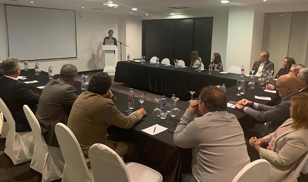 Reunión de empresas andaluzas en Ecuador.