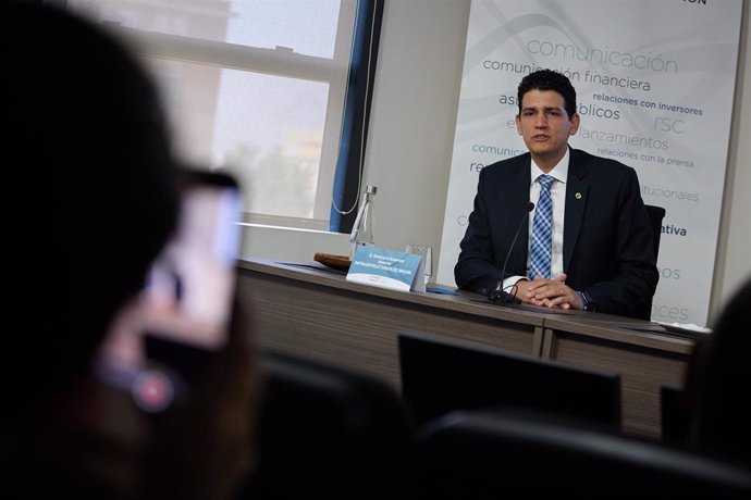 El ministro de Infraestructuras de Brasil, Marcelo Sampaio Cunha Filho, participa en el Foro América de Europa Press, en el Auditorio de Estudio de Comunicación, a 6 de julio de 2022, en Madrid (España). 