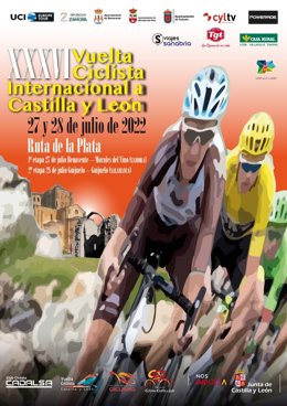 Cartel de la XXXVI Vuelta Ciclista a Castilla y León.