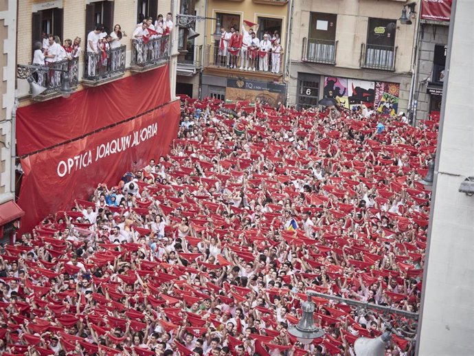 Chupinazo de los Sanfermines de 2022.