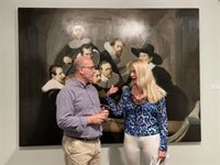 El pintor Enrique González reinterpreta a los clásicos en la nueva exposición que acoge la sala 4 Espacio