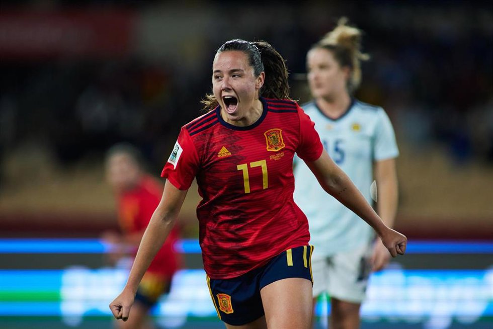 Archivo - La delantera de la Real Sociedad Amaiur Sarriegi disputará la Eurocopa de Inglaterra en sustitución de la lesionada Alexia Putellas.