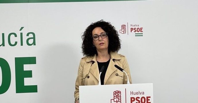 La secretaria de Sanidad del PSOE de Huelva, Lourdes Martín.