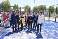 Las Mesas estrena zona deportiva con administraciones de distinto color escenificando sintonía política