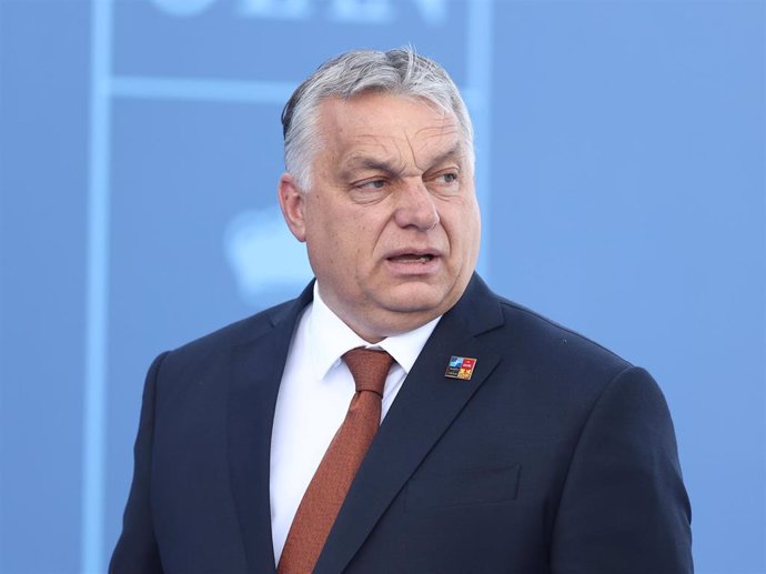 El primer ministro de Hungría, Viktor Orbán, a su llegada a la segunda y última jornada de la Cumbre de la OTAN 2022 en el Recinto Ferial IFEMA MADRID, a 30 de junio de 2022, en Madrid (España). La Cumbre de la OTAN 2022 comenzó oficialmente ayer, 29 de