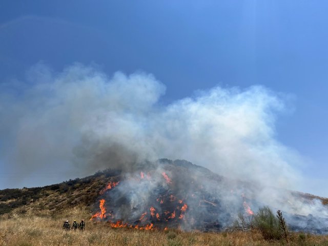 Foco del incendio de Aranjuez 