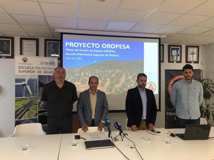 Presentación del proyecto minero Oropesa.