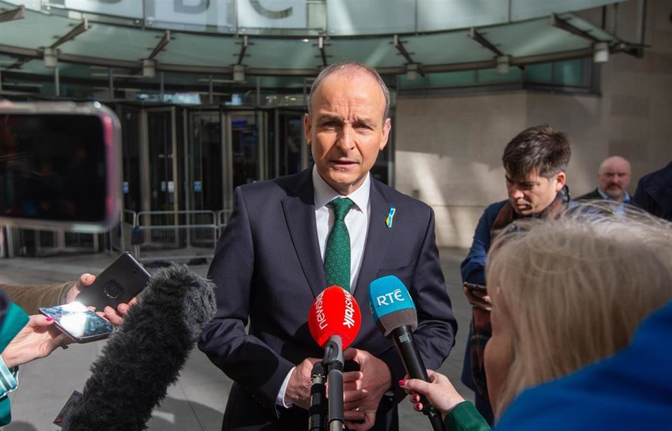 El primer ministro irlandés, Micheal Martin.