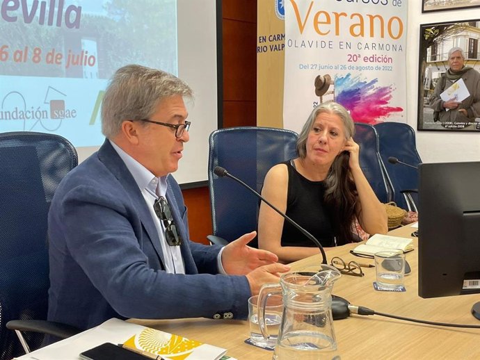 La coreógrafa y flamante Premio Princesa de Asturias de las Artes, María Pagés, durante la inauguración del curso 'El flamenco según Sevilla'.
