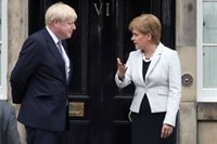 Johnson rechaza la propuesta de un nuevo referéndum en Escocia: "No es tiempo de volver a esa cuestión"