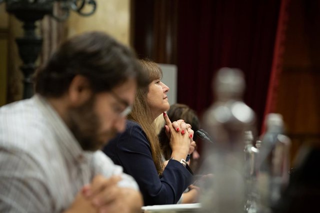 La presidenta del Parlament, Laura Borràs