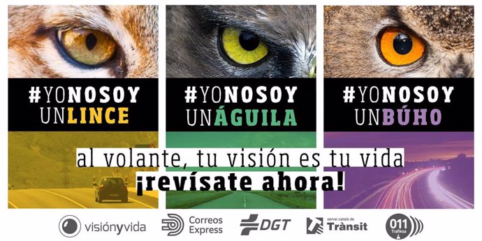 Visión y Vida lanza la campaña 'Yo no soy un lince' para destacar la importancia de tener una buena vista en carretera