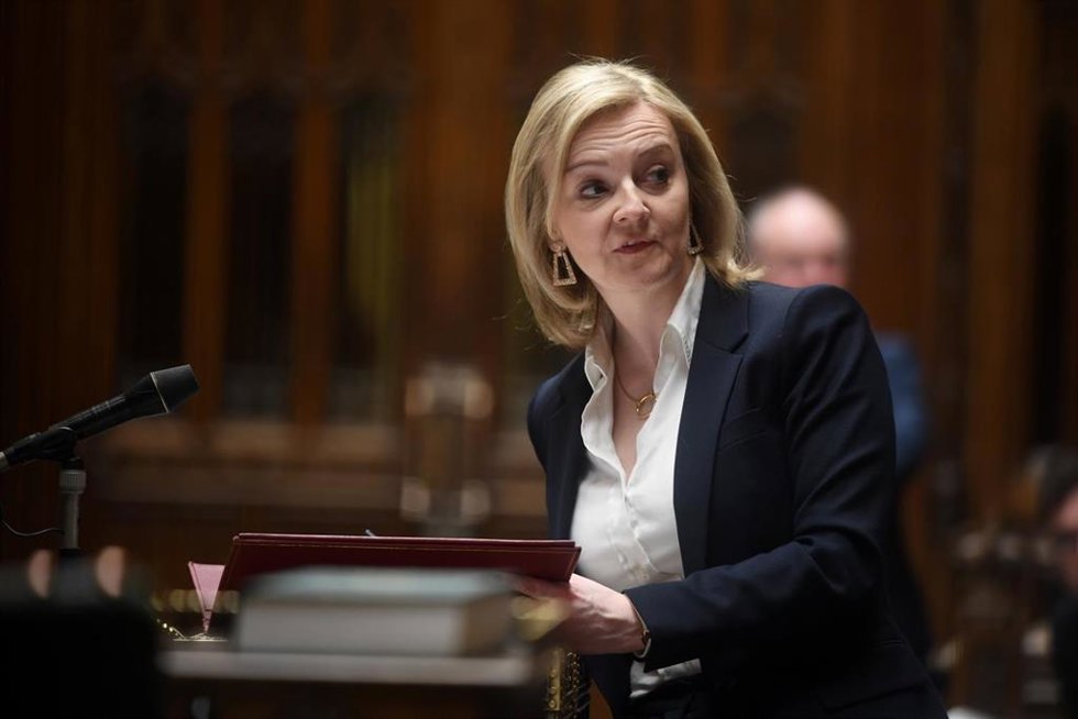 Archivo - La ministra de Exteriores británica, Liz Truss.
