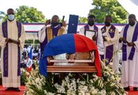 Haití ofrece un mausoleo a la familia del presidente Jovenel Moise en el primer aniversario de su asesinato