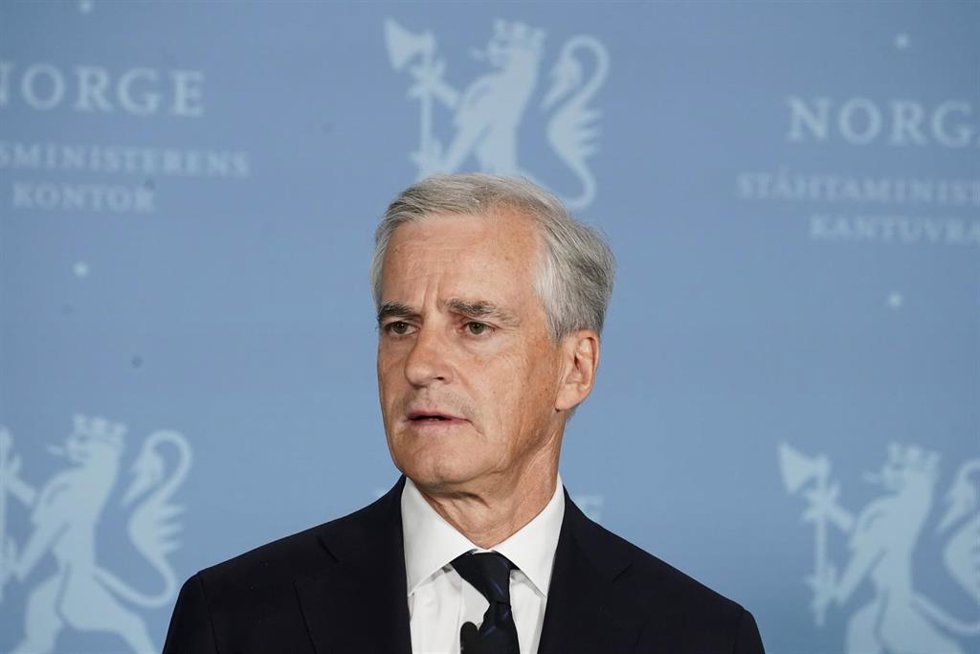 El primer ministro de Noruega, Jonas Gahr Store