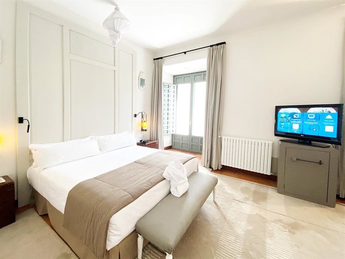 Habitación de Paradores.