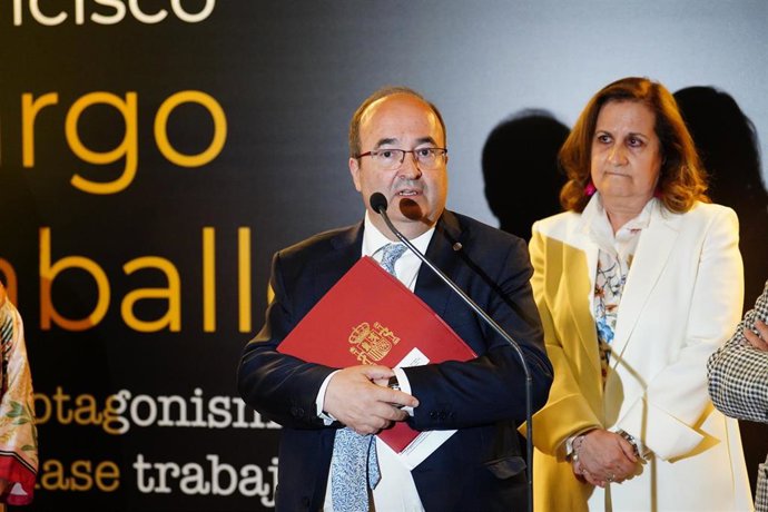 El ministro de Cultura y Deporte, Miquel Iceta