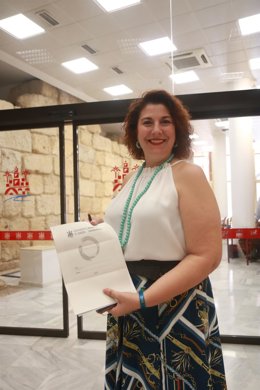 Eva Contador, en la presentación del nuevo servicio 'Citas SSOC'.