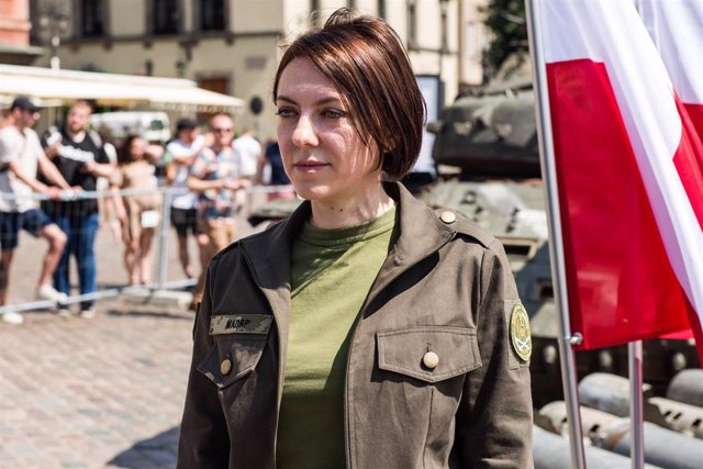 La viceministra de Defensa de Ucrania, Hanna Maliar.