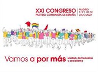 El PCE celebra este fin de semana en Madrid su XXI congreso con 500 delegados y ventaja de Santiago para la reelección