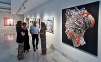 Las obras finalistas del Premio de Pintura Eugenio Hermoso se exponen en la Sala Vaquero Poblador de Badajoz
