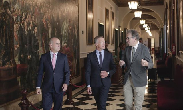 Acto de conmemoración de los 50 años de la Universidad Nacional de Educación a Distancia (UNED) que se ha celebrado en el Palacio del Senado.