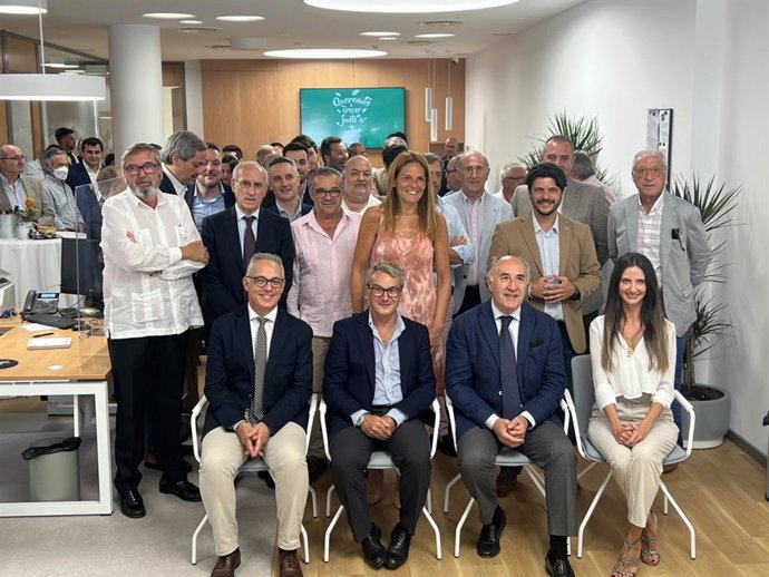 Inauguración de la nueva oficina de Caja Rural Granada en Algeciras (Cádiz).