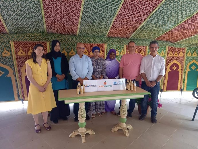 Fundación Cepaim, Agromartín y la Diputación de Huelva desarrollaron una serie de encuentros durante el mes de junio en el marco del proyecto piloto 'de apoyo al emprendimiento de las mujeres marroquíes contratadas en origen' .