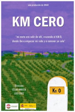 Archivo - Cartel de 'Km: 0'.