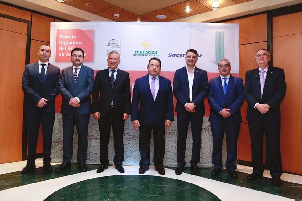 Integrantes del jurado del premio Ingeniero del año 2022, promovido por la Fundación Caja Rural de Asturias.