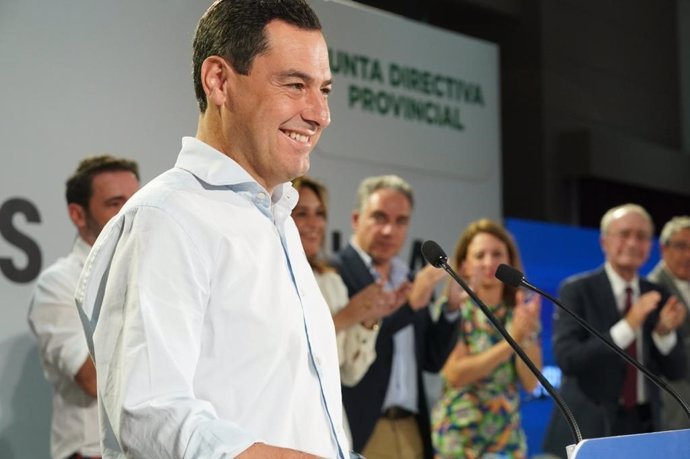 El Presidente Del PP Andaluz, Juanma Moreno.