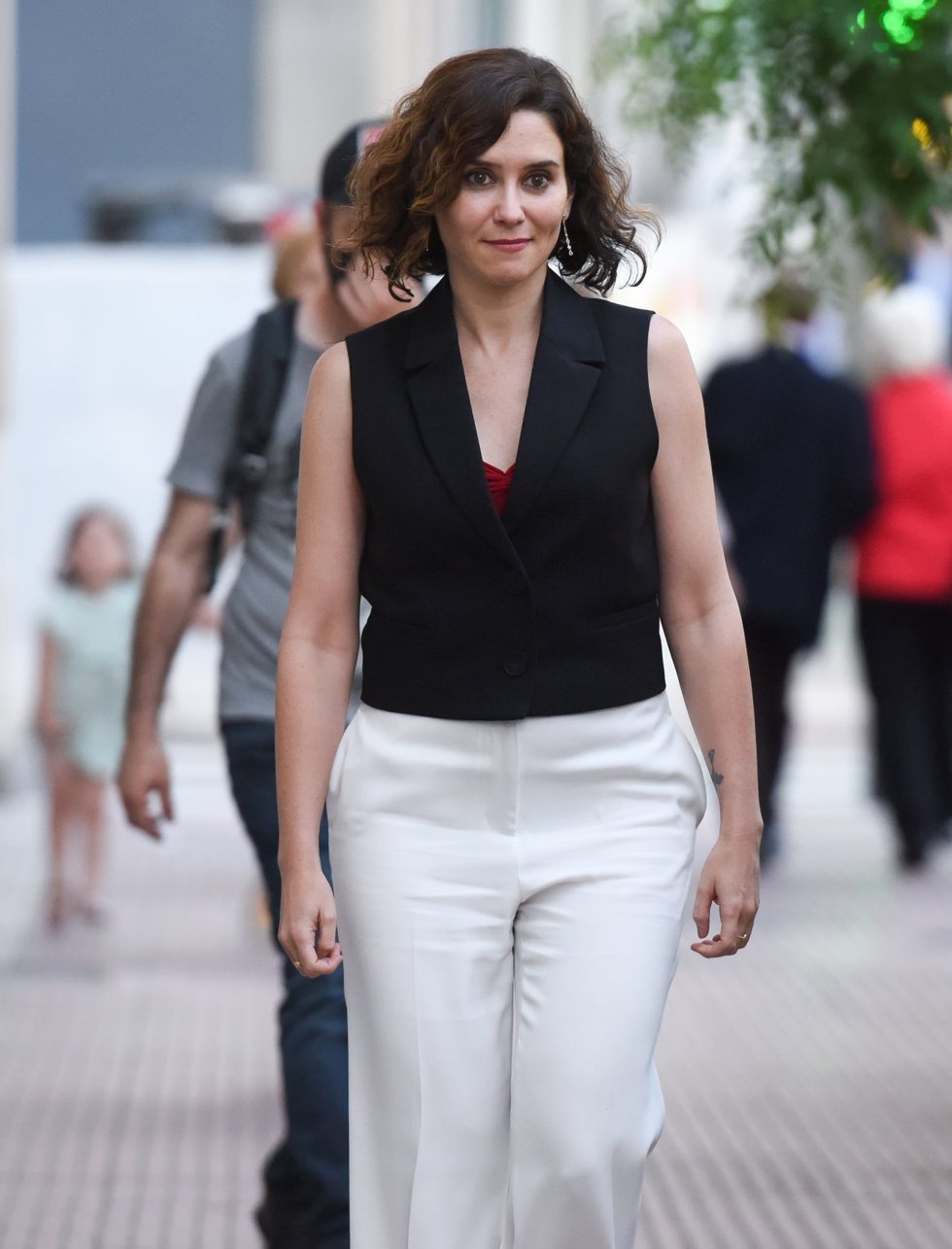 La presidenta de la Comunidad de Madrid, Isabel Díaz Ayuso