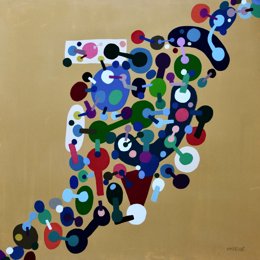 Una de les pintures d'Andreu Buenafuente 