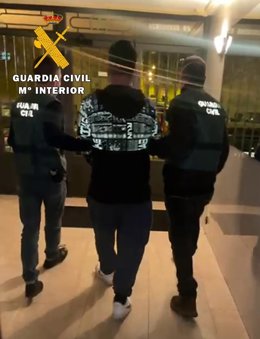 Foto de la detención en el marco de la Operación SUBURU