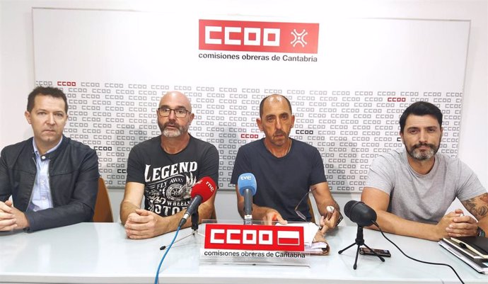 Representantes del comité de empresa de MARE